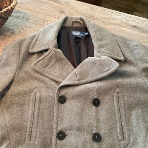 Men’s Ralph Lauren peacoat. Size XL